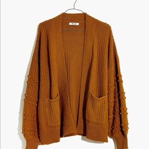 Madewell Bobble Cardigan Sweater Size Large